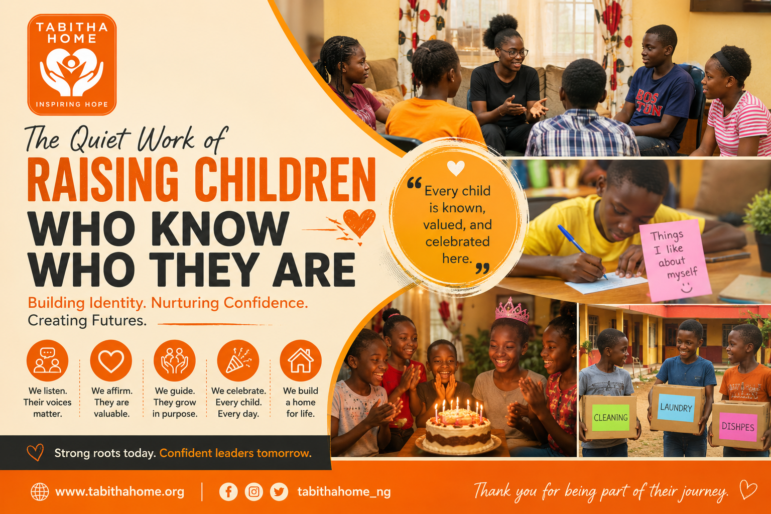 Raising children, inspiring hope